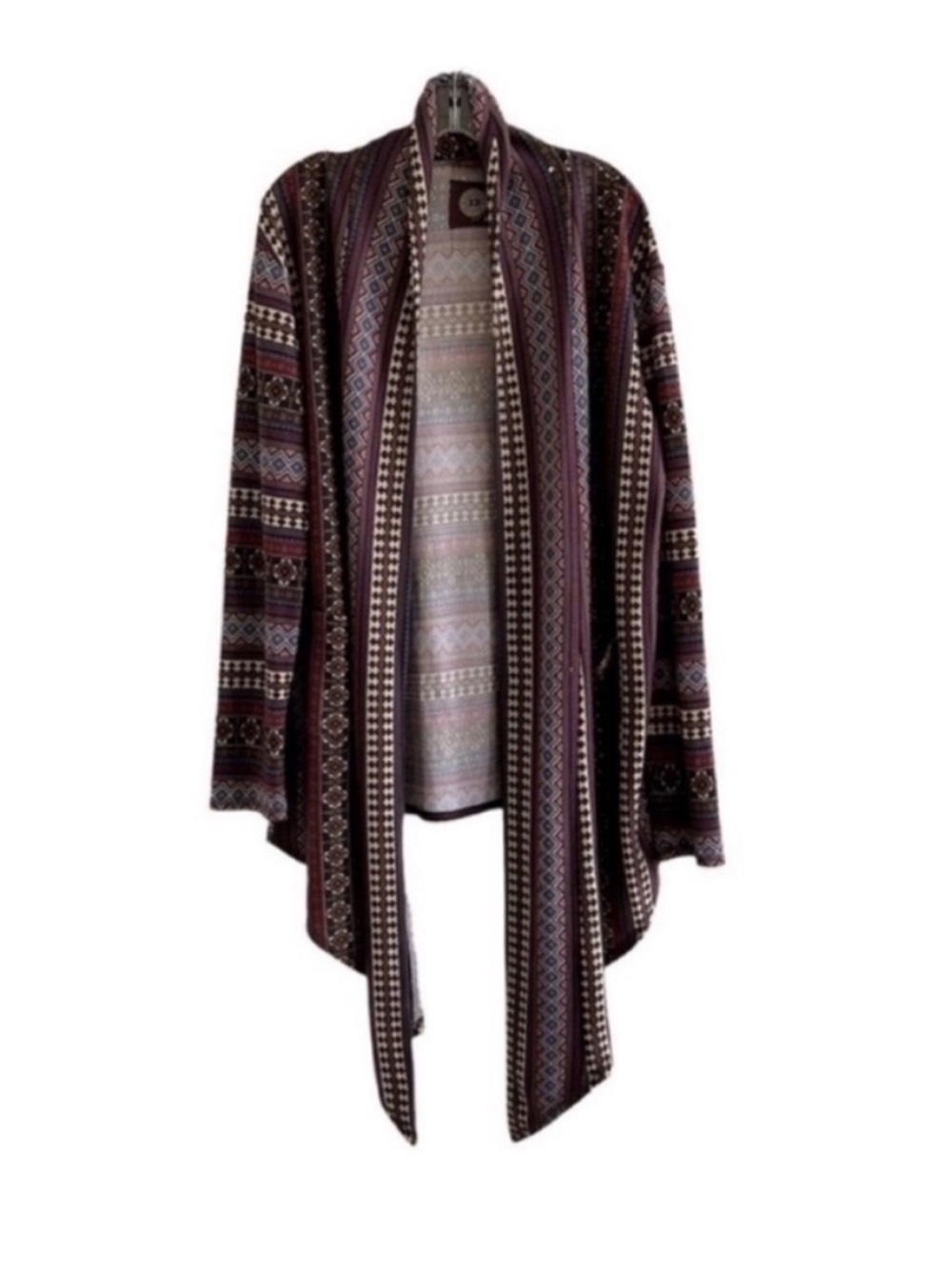 Double D Ranch Aztec Open Front Cardigan - Picture 1 of 5